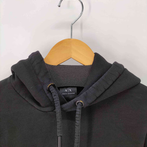 アルマーニエクスチェンジ ARMANI EXCHANGE ロゴプリントプルオーバーフーディ ナンバリング メンズ import:L