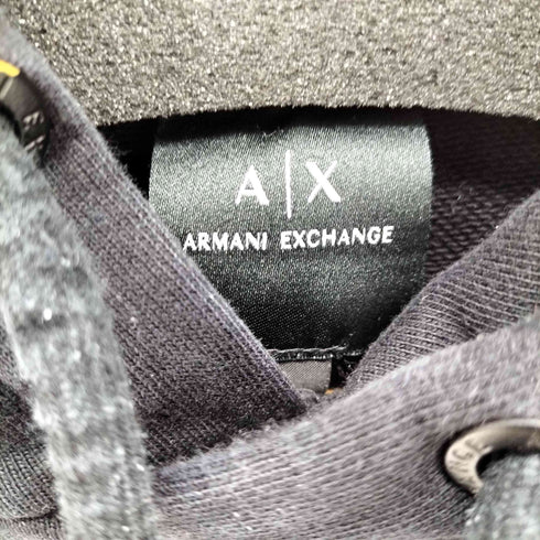 アルマーニエクスチェンジ ARMANI EXCHANGE ロゴプリントプルオーバーフーディ ナンバリング メンズ import:L