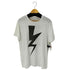 ニールバレット NEIL BARRETT ABSTRACTED BOLT TEE W THUNDER 稲妻プリント 両面 メンズ import:M