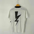 ニールバレット NEIL BARRETT ABSTRACTED BOLT TEE W THUNDER 稲妻プリント 両面 メンズ import:M
