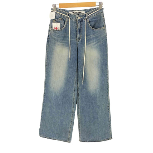 ブラックアップ ディーホリック ストラップ付ワイドデニムパンツ レディース JPN:XS