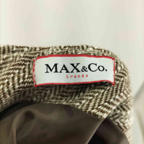 マックスアンドコー MAX & CO. MADE IN ITALY レースデザインフレアミニスカート レディース