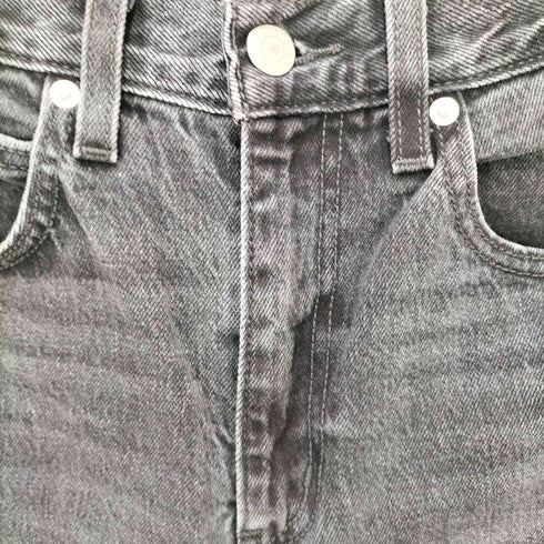 リーバイス Levis 70S HIGH スリムストレート ブラック レディース 24