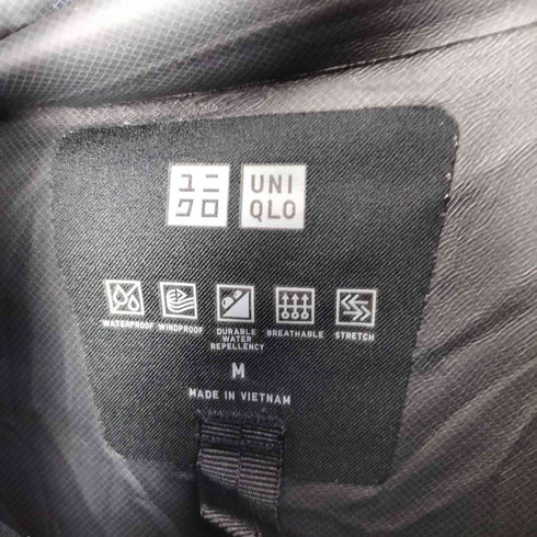 ユニクロ UNIQLO 止水ジップ 裾ドローコード ナイロンジャケット メンズ JPN:M