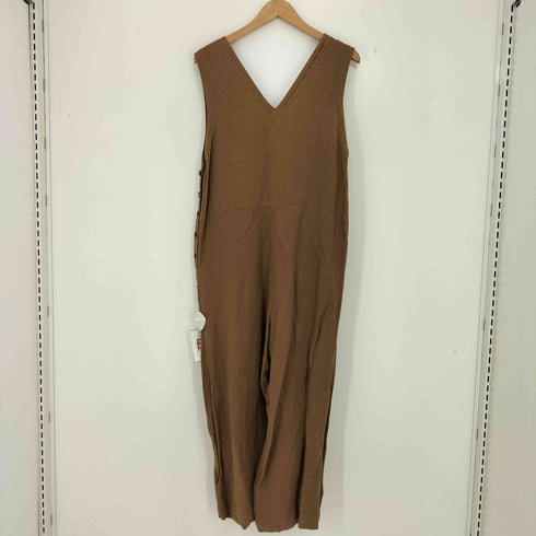 ビューティーアンドユースユナイテッドアローズ BEAUTY & YOUTH UNITED ARROWS サイドボタンVネックオールインワン レディース S
