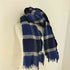 SOIL BOILED WOOL BIG CHECK STOLE レディース