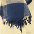 SOIL BOILED WOOL BIG CHECK STOLE レディース