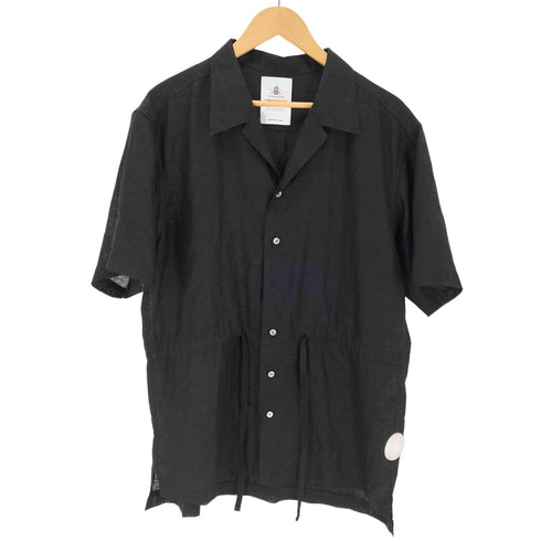 メゾンスペシャル MAISON SPECIAL Calendering Triacetate Dress-Over Short Sleeve Open Collar Shirt メンズ JPN:1