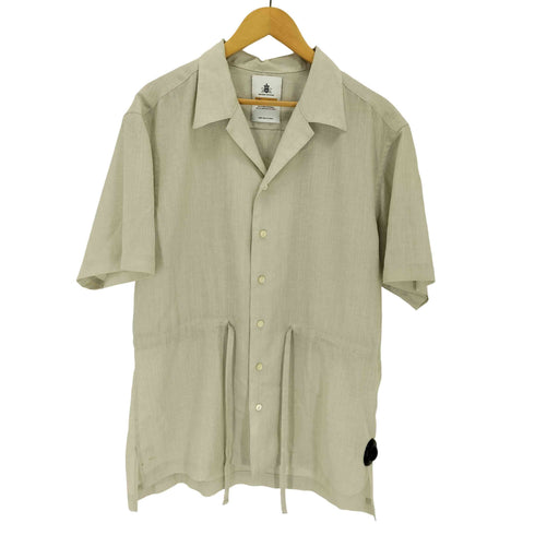 メゾンスペシャル MAISON SPECIAL Calendering Triacetate Dress-Over Short Sleeve Open Collar Shirt メンズ JPN:1