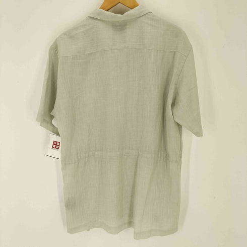 メゾンスペシャル MAISON SPECIAL Calendering Triacetate Dress-Over Short Sleeve Open Collar Shirt メンズ JPN:1