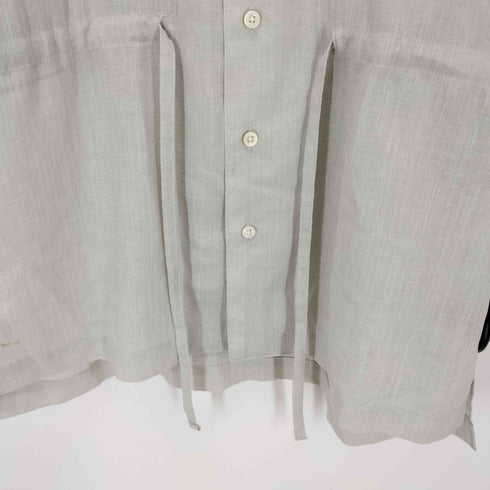 メゾンスペシャル MAISON SPECIAL Calendering Triacetate Dress-Over Short Sleeve Open Collar Shirt メンズ JPN:1