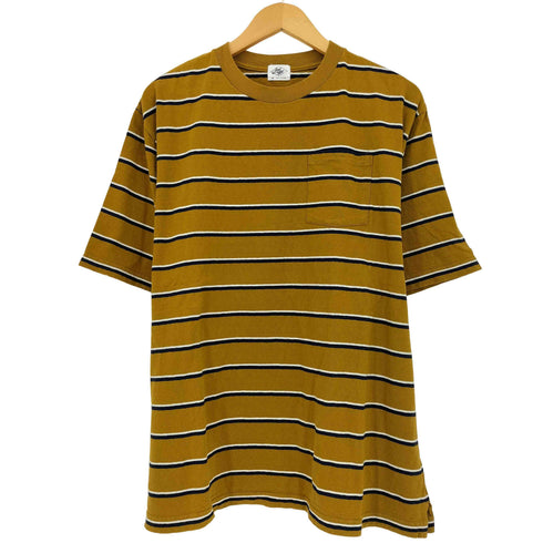 ジャストライト just right ポケットボーダー半袖Tシャツ メンズ JPN:M