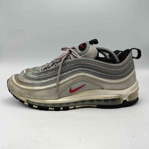 ナイキ NIKE AIR MAX 97 OG QS METALLIC SILVER VARSITY RED SILVER BULLET エア マックス 97 メタリック シルバー バーシティレッド シルバーバレット スニーカー メンズ JPN:28