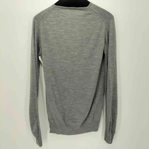 ジョンスメドレー JOHN SMEDLEY イギリス製 総ウール Vネックニット メンズ