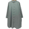 HUIS. 2023SS 016 オーガニックコットンロングシャツ(ブルーグレー)【ユニセックス】 レディース F