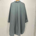 HUIS. 2023SS 016 オーガニックコットンロングシャツ(ブルーグレー)【ユニセックス】 レディース F