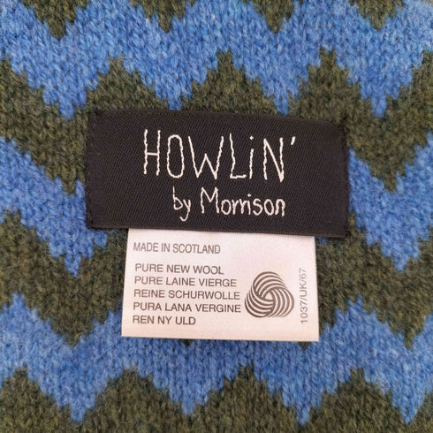 howlin by morrison フリンジマフラー メンズ