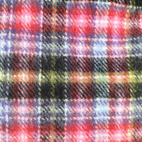 LOCHCARRON スコットランド製 タータンチェック フリンジマフラー レディース