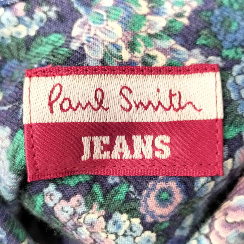 ポールスミスジーンズ Paul Smith JEANS スナップボタン 花柄 ウエスタン L/S シャツ レディース