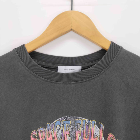 ページボーイ PAGEBOY ロックバルーンプリントT レディース FREE