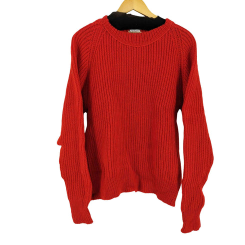 ALLEN SOLLY&CO Stinchfield 英国製 ウール クルーネックニット メンズ