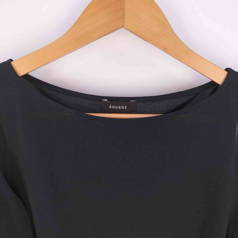 アニュアンス anuans ドレープスリーブカットトップ レディース FREE