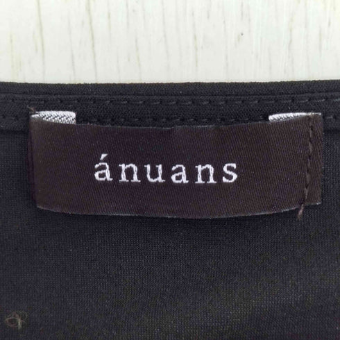 アニュアンス anuans ドレープスリーブカットトップ レディース FREE