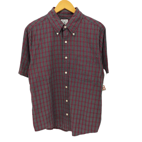 ブルックスブラザーズ BROOKS BROTHERS コットン チェック S/S B.Dシャツ メンズ import:L