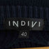 インディヴィ INDIVI 洗える Vネックニット&プリーツスカート セットアップ レディース 40