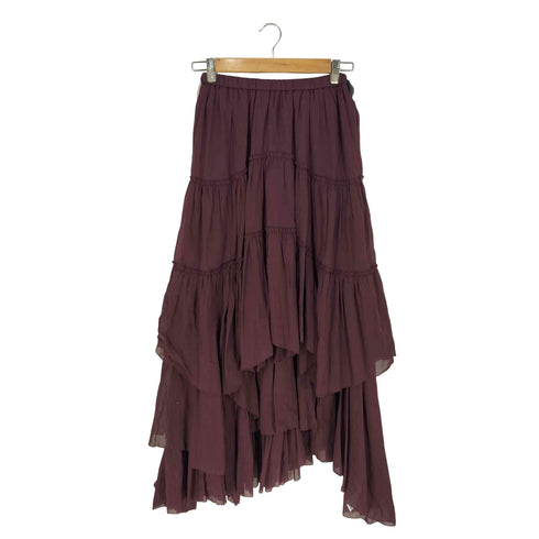 カーサフライン CASA FLINE COTTON TIERED SKIRT コットンティアードスカート レディース FREE