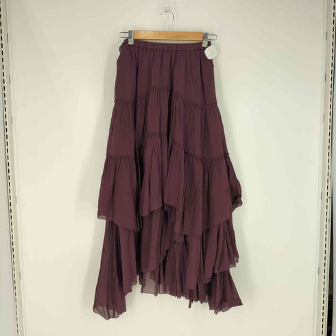 カーサフライン CASA FLINE COTTON TIERED SKIRT コットンティアードスカート レディース FREE