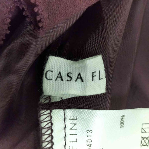 カーサフライン CASA FLINE COTTON TIERED SKIRT コットンティアードスカート レディース FREE