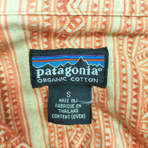 パタゴニア patagonia 00S オープンカラー S/S 総柄シャツ ACシャツ メンズ import:S