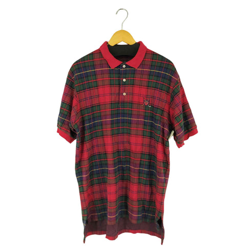ポロバイラルフローレン Polo by RALPH LAUREN MADE IN USA ワンポイン刺繍 S/S コットンポロシャツ メンズ import:L