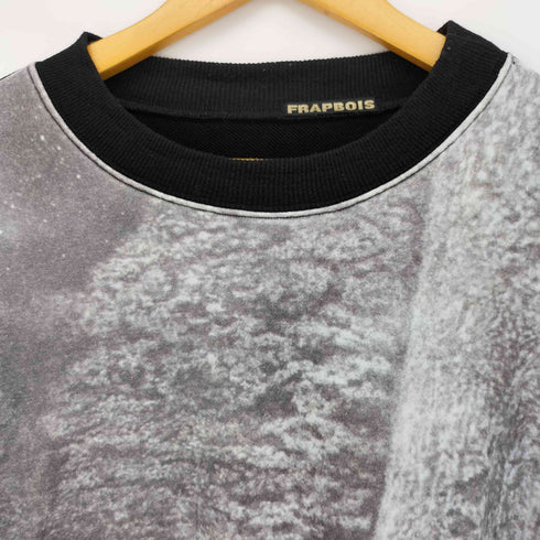 フラボア FRAPBOIS 19SS クルーネック プリント スウェット メンズ JPN:3