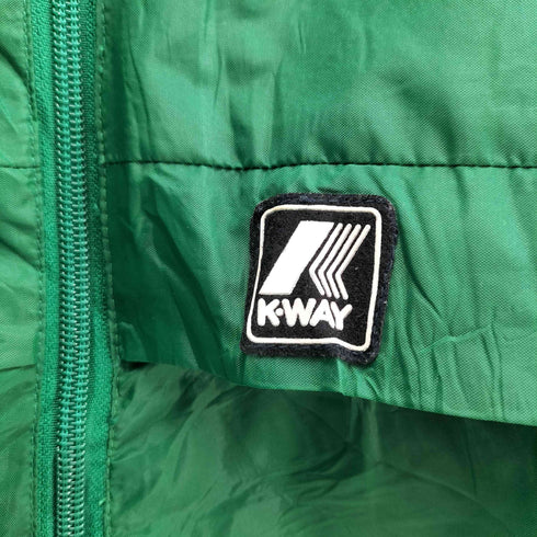 ケーウェイ K-WAY ロゴワッペン 裾ドローコード フードイン ナイロン ジャケット メンズ import:M