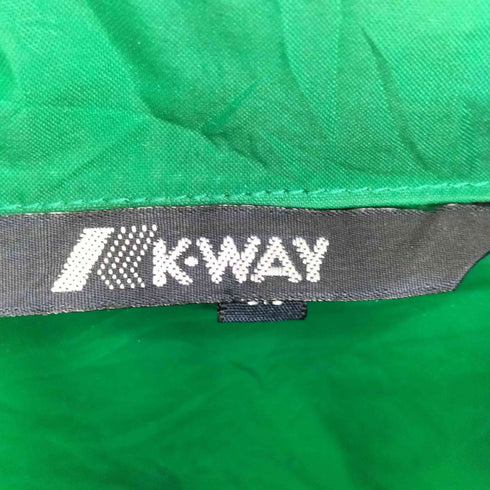 ケーウェイ K-WAY ロゴワッペン 裾ドローコード フードイン ナイロン ジャケット メンズ import:M