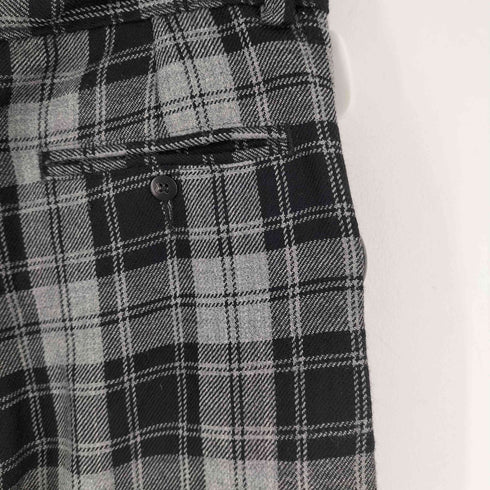 ダブルアールエルラルフローレン RRL RALPH LAUREN 90S 三ツ星タグ MADE IN USA ウールタータンチェックスラックス メンズ