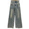 エモダ EMODA LOOSE WIDE H/W JEANS ルーズ ワイド ハイウエスト ジーンズ レディース JPN:S