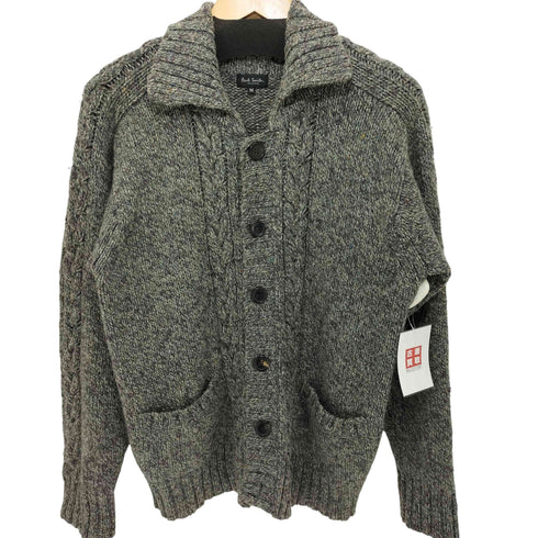 ポールスミスコレクション Paul Smith COLLECTION ケーブル編み 襟付きカーディガン メンズ M