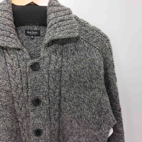 ポールスミスコレクション Paul Smith COLLECTION ケーブル編み 襟付きカーディガン メンズ M