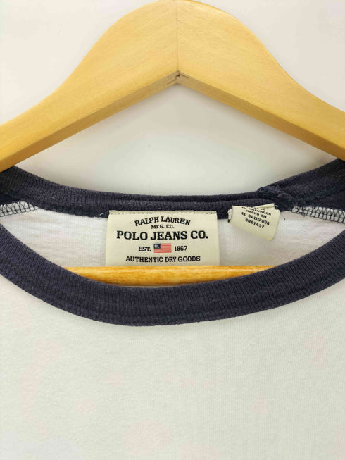 ポロジーンズカンパニーラルフローレン POLO JEANS COMPANY RALPH LAUREN ロゴプリントクルーネックTシャツ メンズ JPN:M