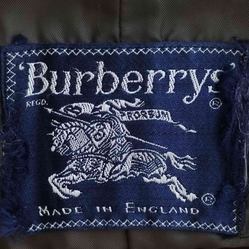 バーバリーズ BURBERRYS 70-80s イングランド製 小文字タグ ステンカラーコート レディース