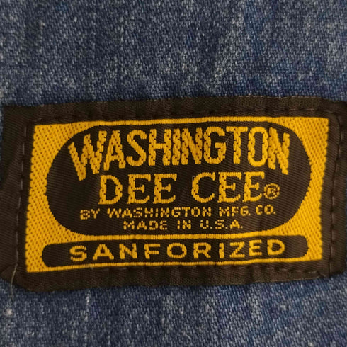 WASHINGTON DEE CEE 60-70s USA製 デニム オーバーオール メンズ