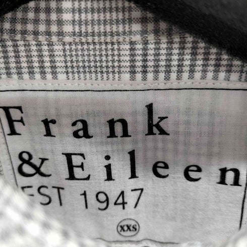 フランクアンドアイリーン Frank&Eileen コットンL/Sシャツ ハウンドトゥース メンズ XXS
