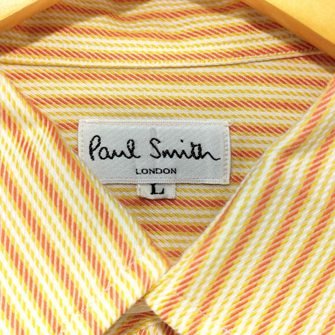 ポールスミスロンドン Paul Smith LONDON ストライプ柄 長袖シャツ メンズ L