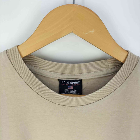 ポロスポーツラルフローレン POLO SPORT RALPH LAUREN USA製 ロゴプリント クルーネックTシャツ メンズ