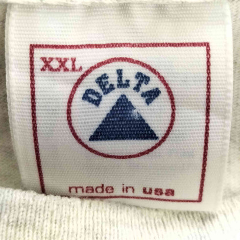 デルタ DELTA 80-90s USA製 シングルステッチ ベースボールチーム プリント Tシャツ メンズ XXL