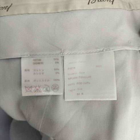 ブリオーニ BRIONI カシミヤ混 スラックスパンツ TIGULLIO メンズ 54