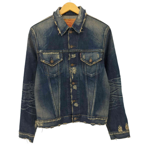 リーバイスヴィンテージクロージング Levis Vintage Clothing 復刻 BIGE 70505 3rd デニムトラッカージャケット ダメージ加工 メンズ 40